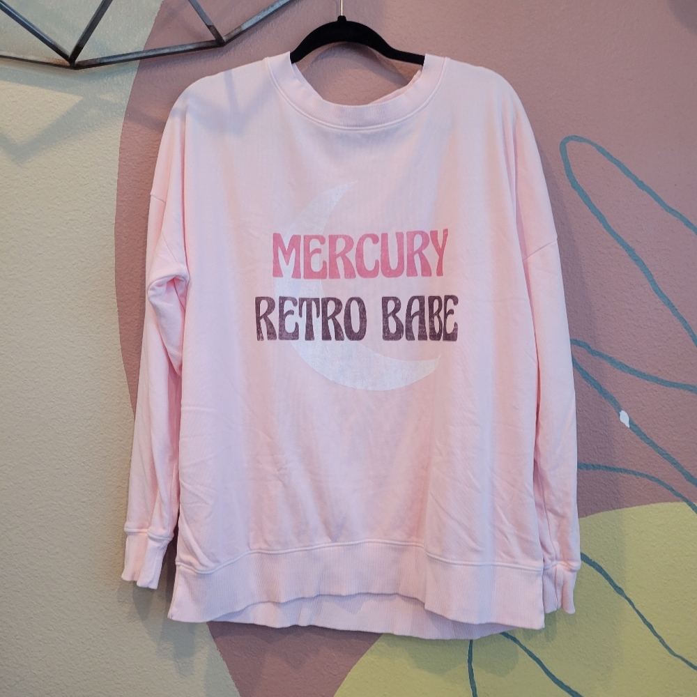 NWT Wildfox Mercury Retro Babe Roadtrip Sweatshirt S - Picture 3 of 7